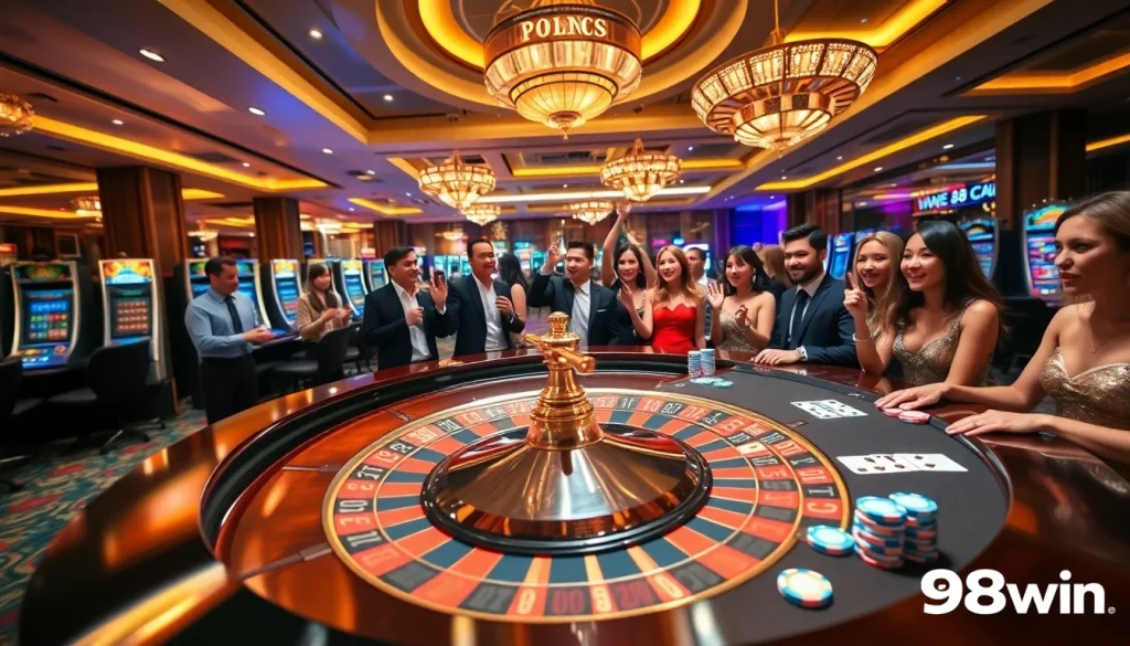 Experience thrilling gameplay at 98win casino with vibrant slots and engaging table games.