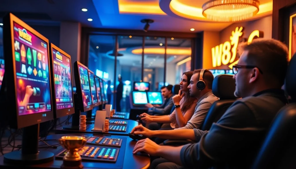 WW88 online gaming experience featuring engaged players in a cozy atmosphere.